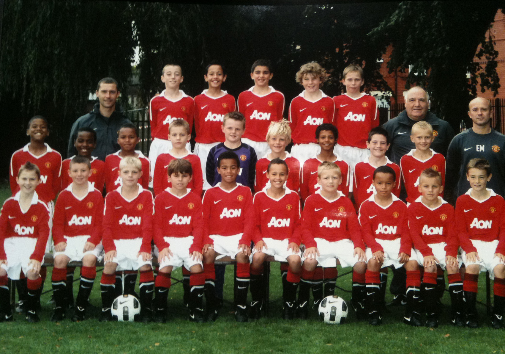 Dylan at Manchester United academy